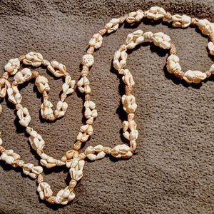 Beachy Boho Natural Sea Shell Necklace